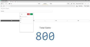 Qlik Sense Tutorial - Creare filtri e selezioni