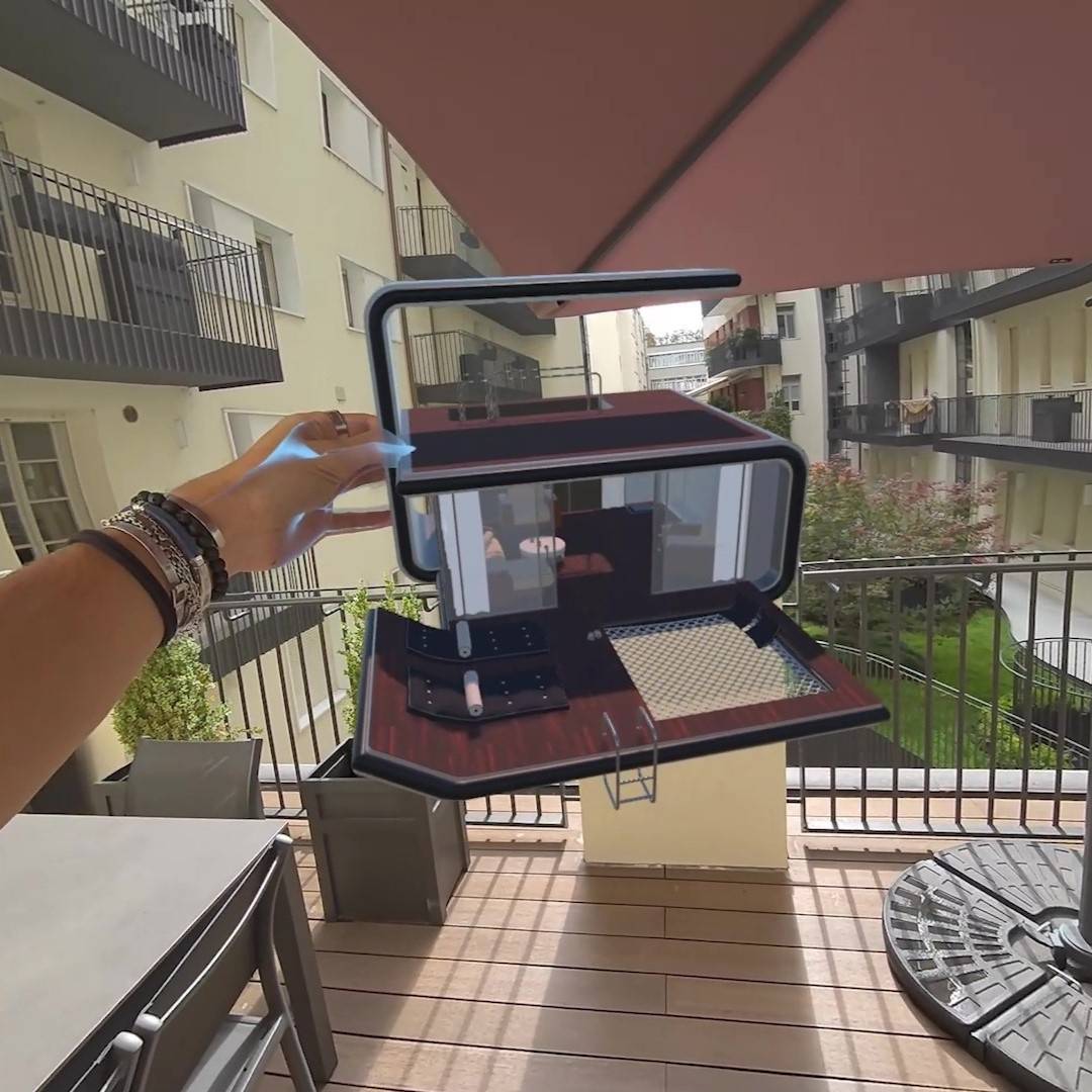 Visualizzazione in Augmented Reality di un houseboat