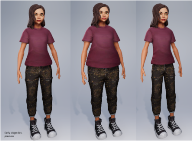 Personalizzazione dell’avatar 3D